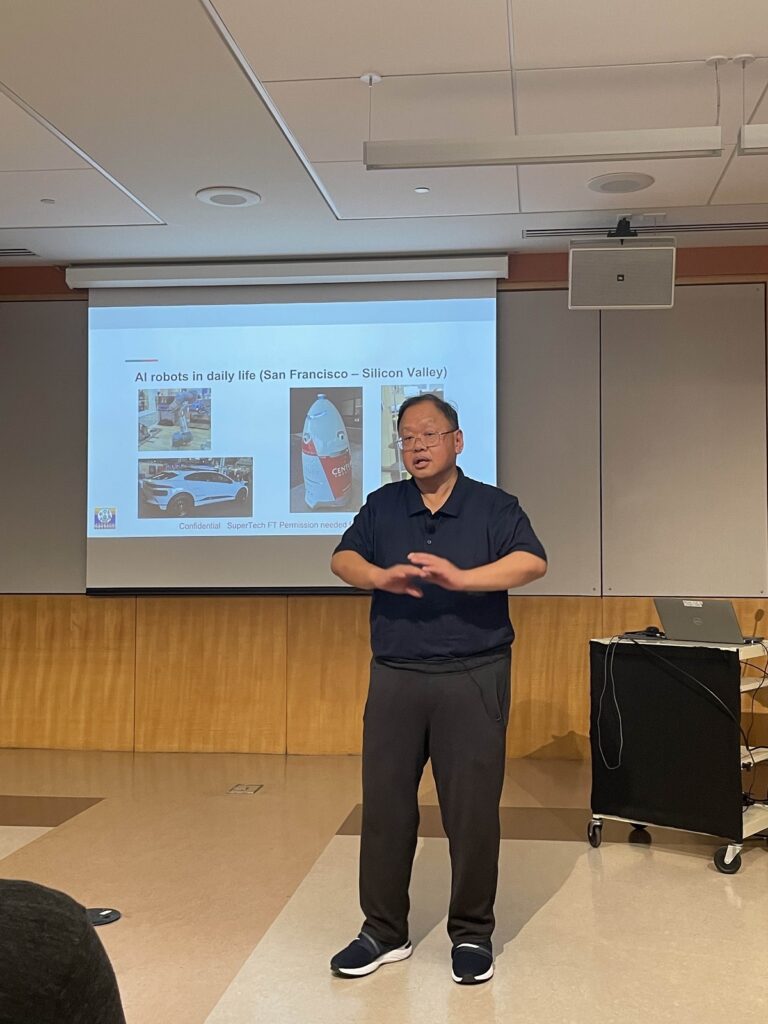 Dr. Albert Hu presents AI Robotics in daily life 2024 SFPL Tech Week