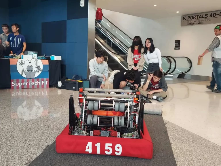 Team CardinalBotics 4159 Robotics at 2024 Joy to the City