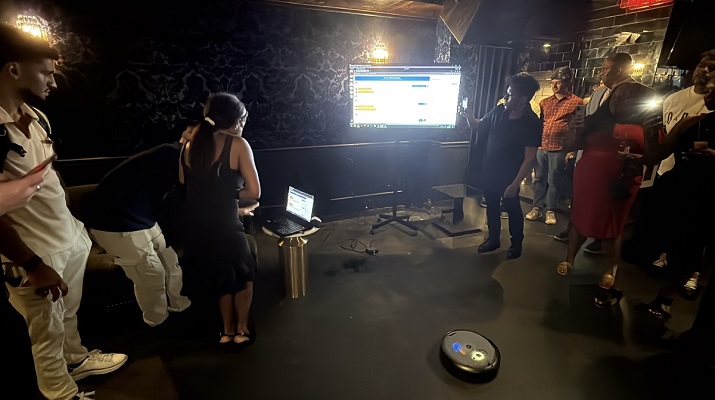Robot demo at Not Your Father's AI Venue